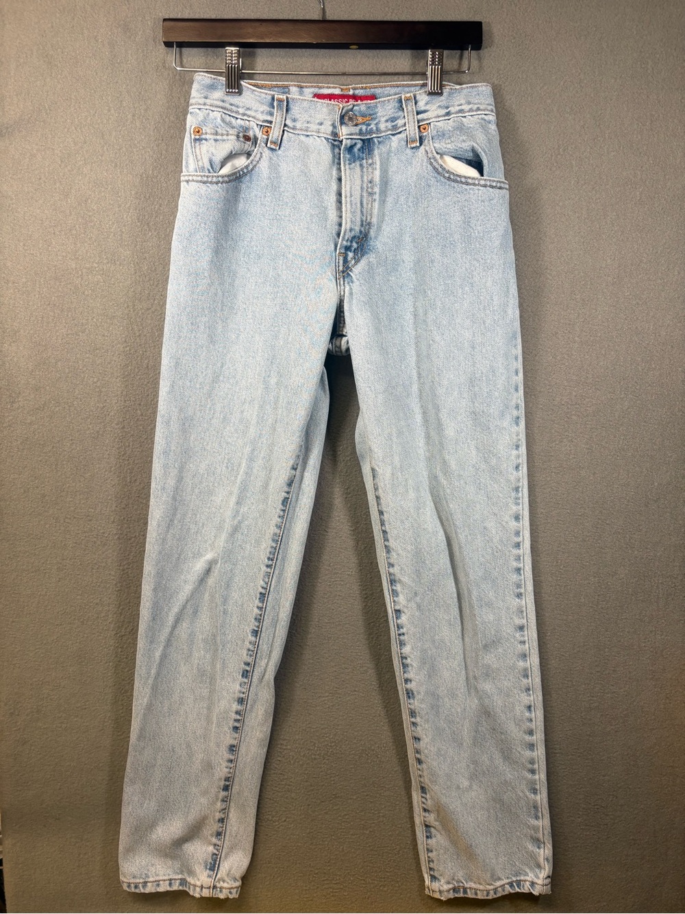 Levi's Women's Vintage 550 Relaxed Fit Tapered Leg Jeans Blue Size 6